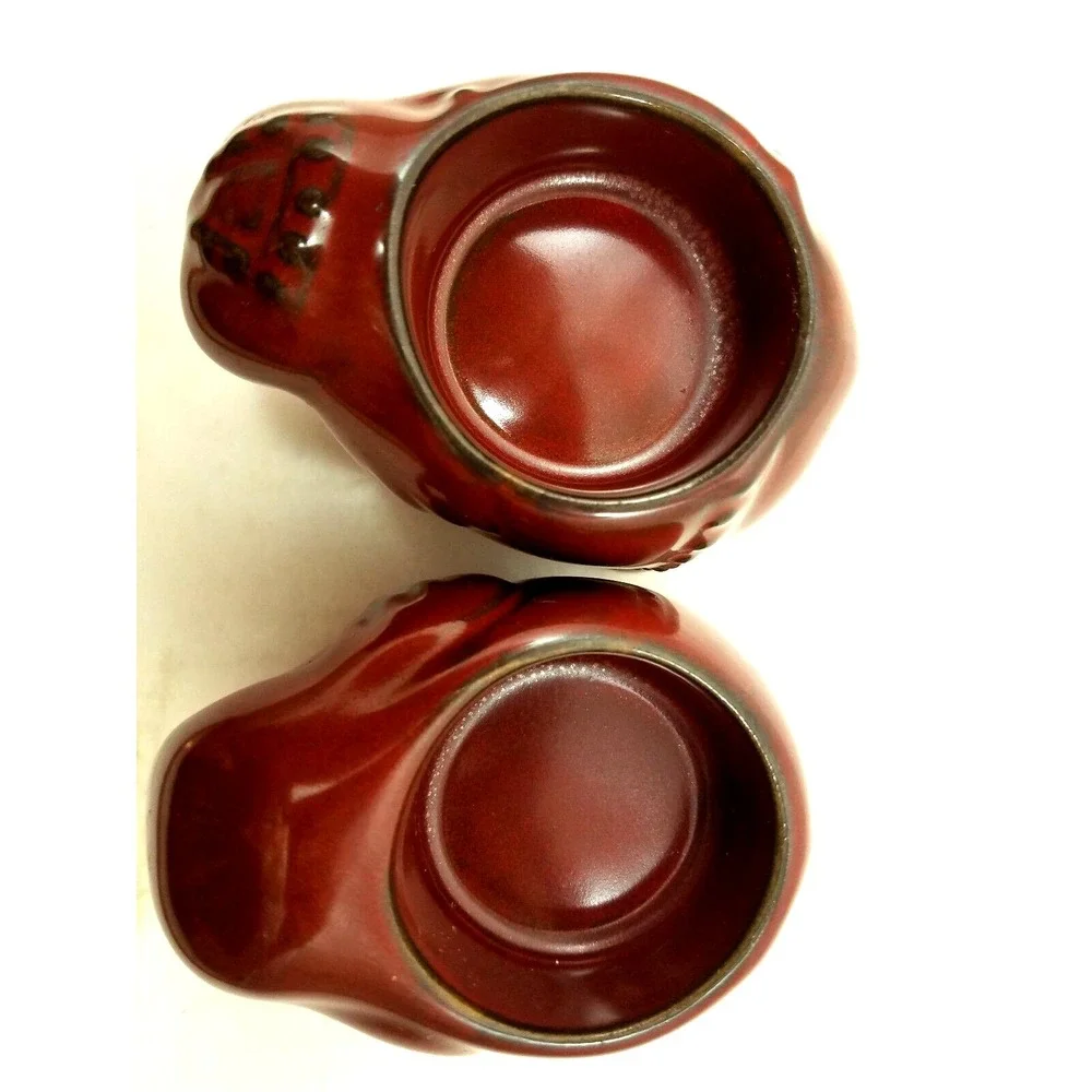 PartyLite Elephant Votive Candle Holder Brown Ceramic Tea Light Home Décor